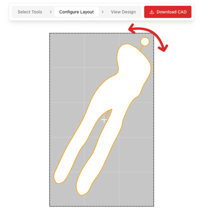 Rotating a tool